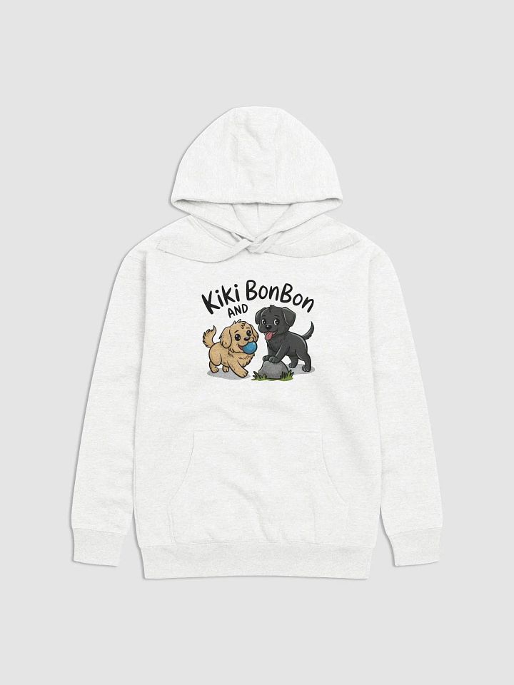 Two Dogs Playing Ball Hoodie product image (1)