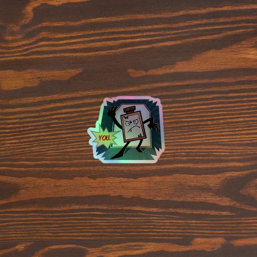 YOU. Holographic Sticker product image (3)
