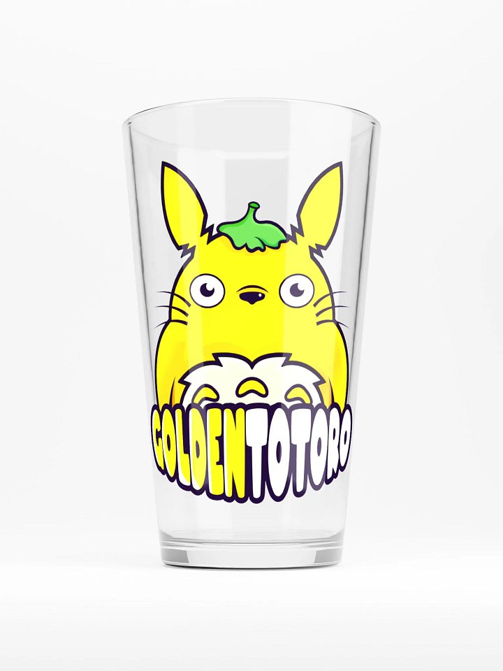 GoldenTotoro Logo Pint Glass (Center Only) product image (1)