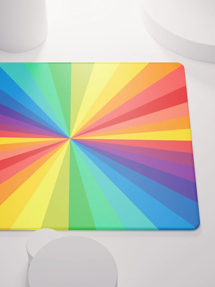Trippy Rainbow Gaming Mouse Pad product image (9)