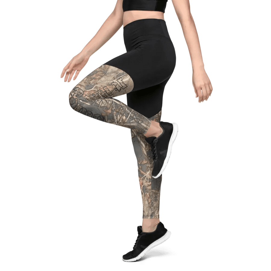 Sports Leggings - Dead Split - It Happennnns Camo product image (10)