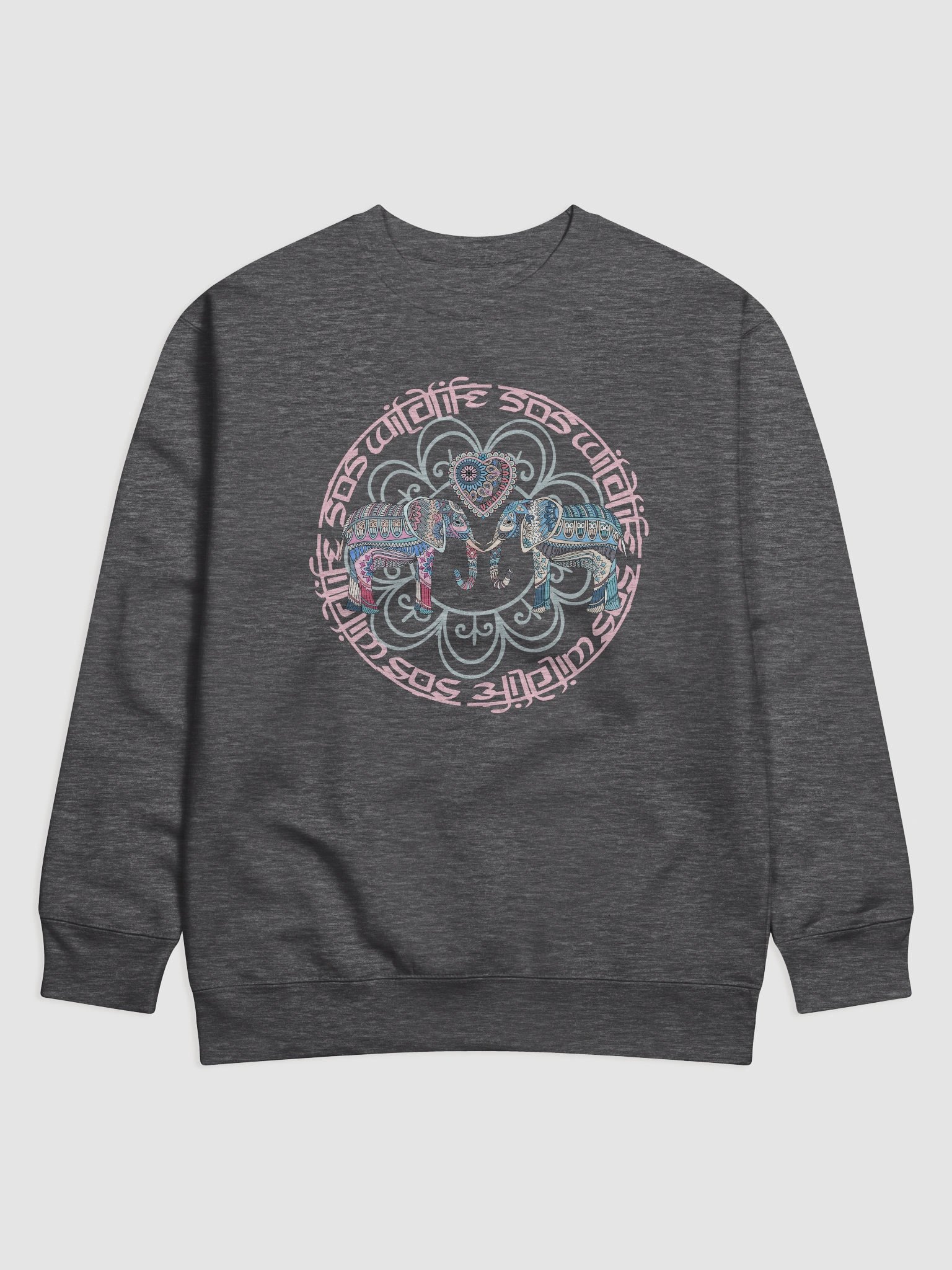 Mandala Elephants and Heart product image (1)