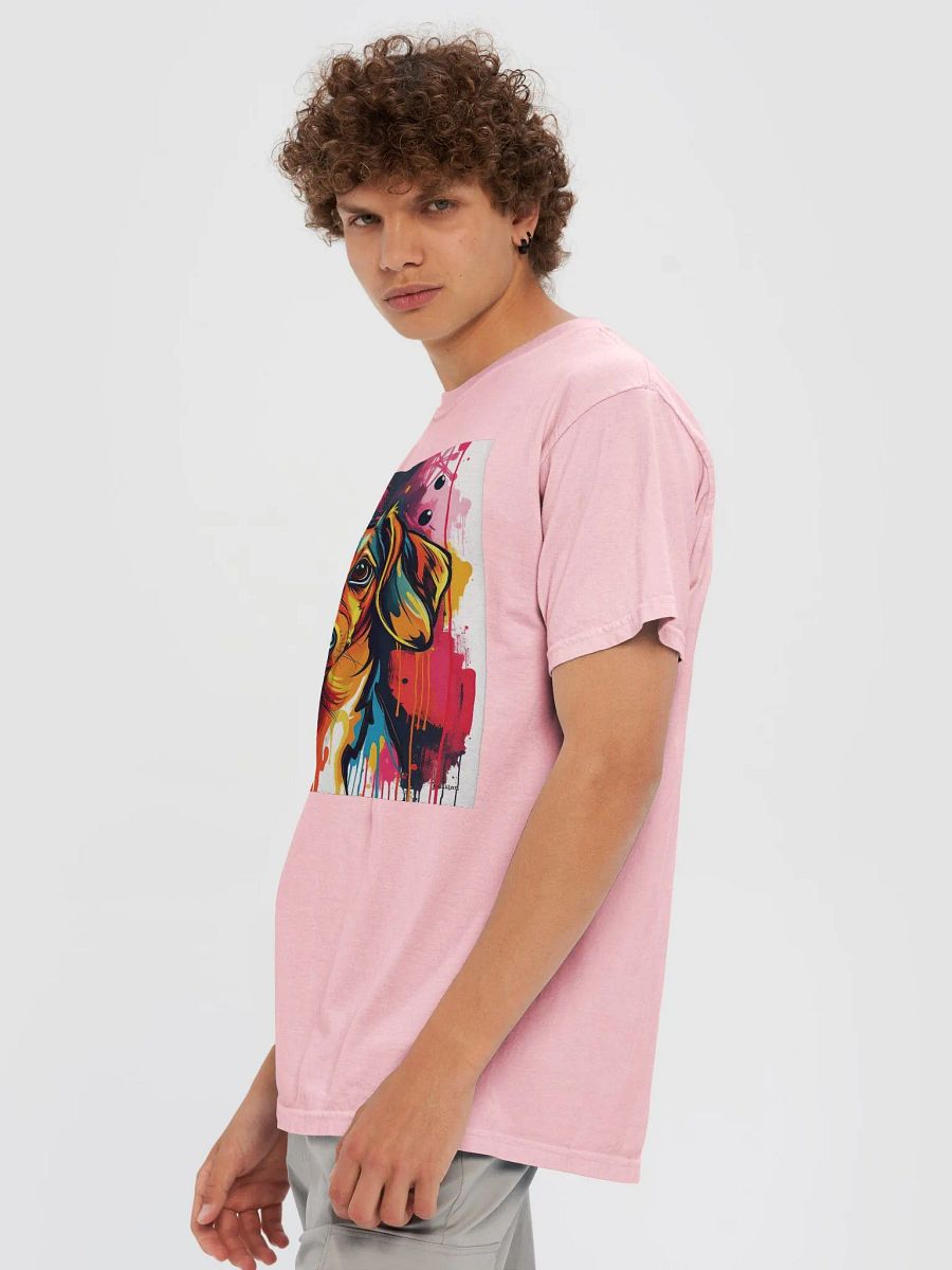 Happy Dachshund, Ultimate Comfort: Garment-Dyed Heavyweight Tee product image (6)