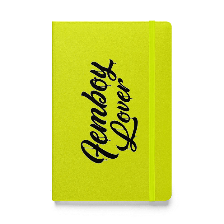 Femboy Lover (Black Text) Notebook product image (5)