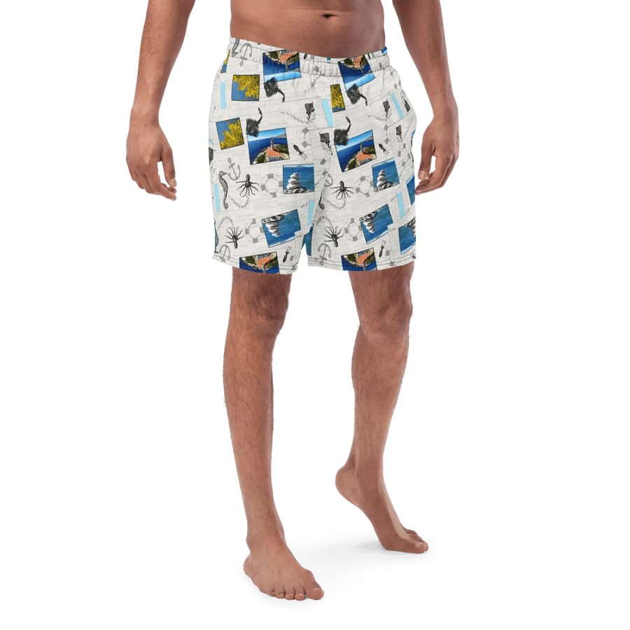 Sea style design - (photoshop by Dina R.) - Swim Trunks product image (1)