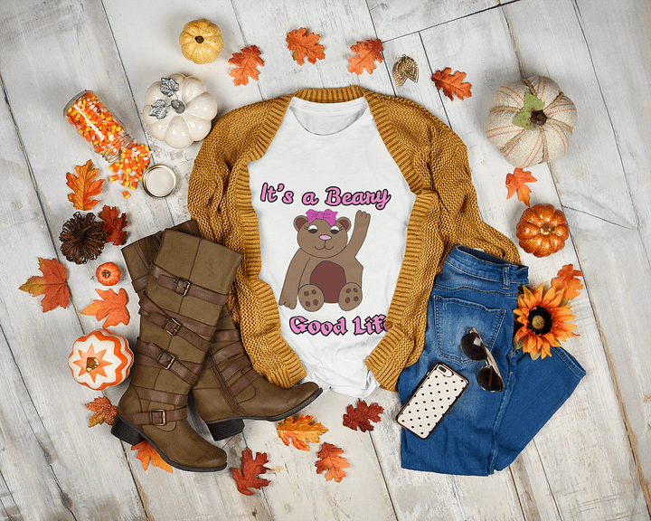 "It's a Beary Good Life!" Tshirt for Women Who Love Bears product image (2)