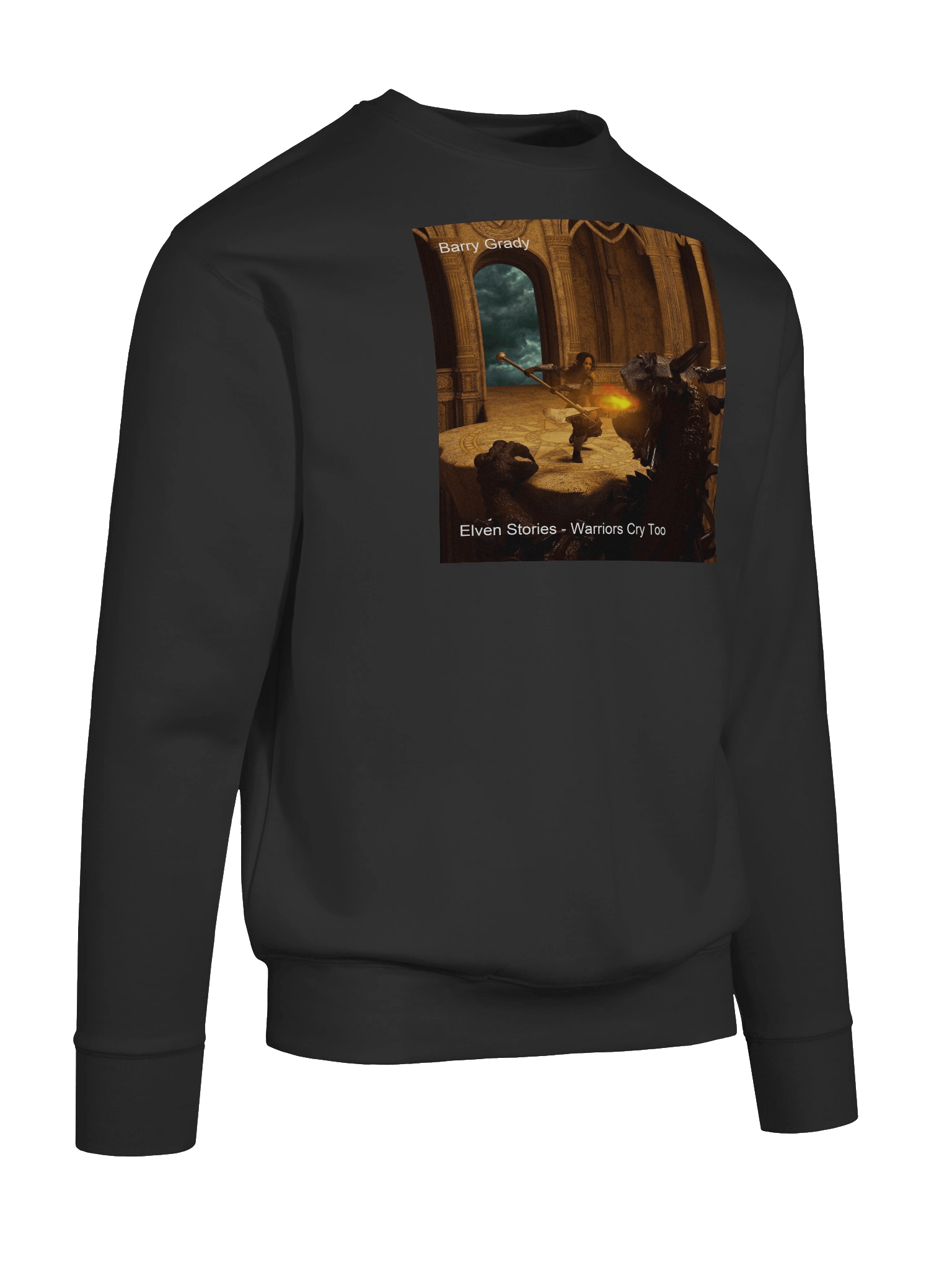 'Elven Stories - Warriors Cry Too' Premium Sweatshirt product image (101)