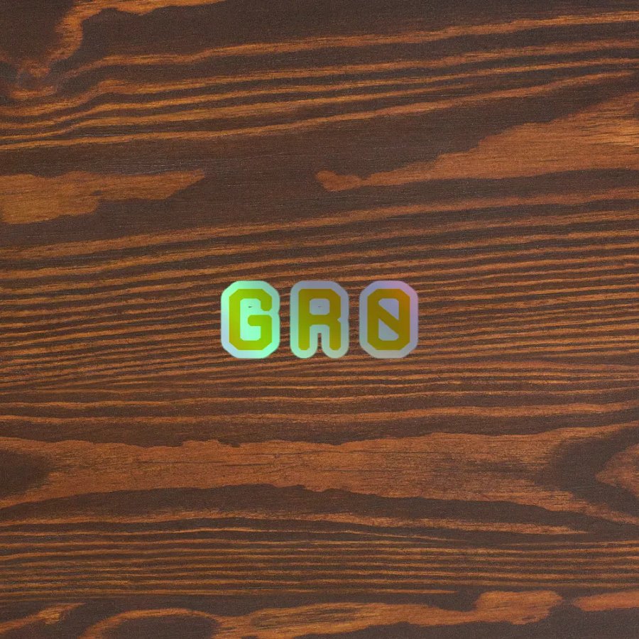 GRO (GOLDEN) STICKER product image (3)