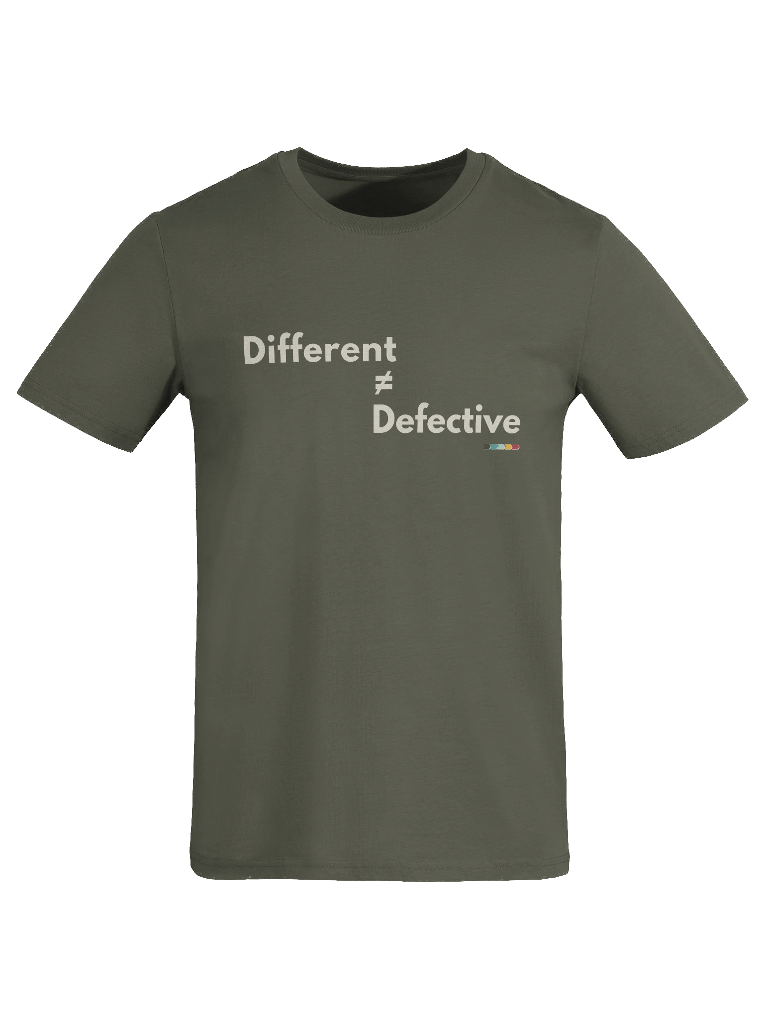Digital Decency Tee – “Different ≠ Defective” | Anti-Bullying Organic Cotton T-Shirt — Fulfilled in EU/UK product image (1)