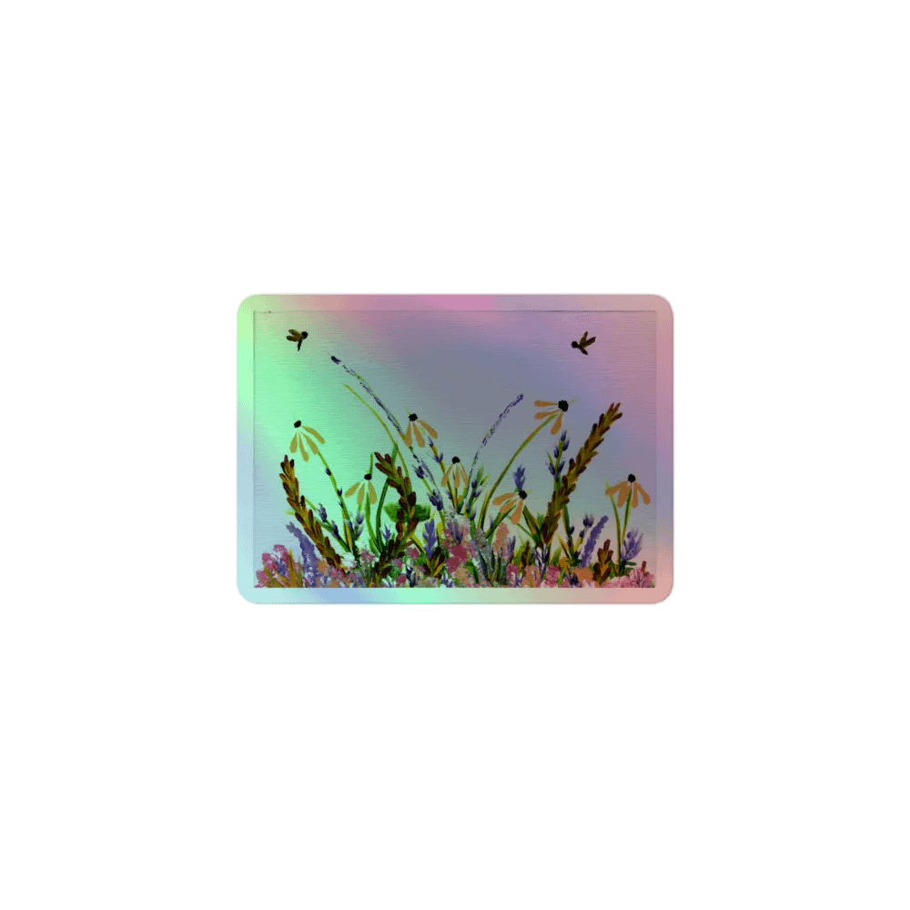 Enchanted Wildflower Holographic Sticker Set product image (1)