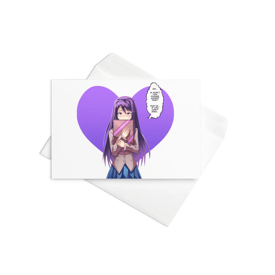 Yuri Valentines day card product image (9)