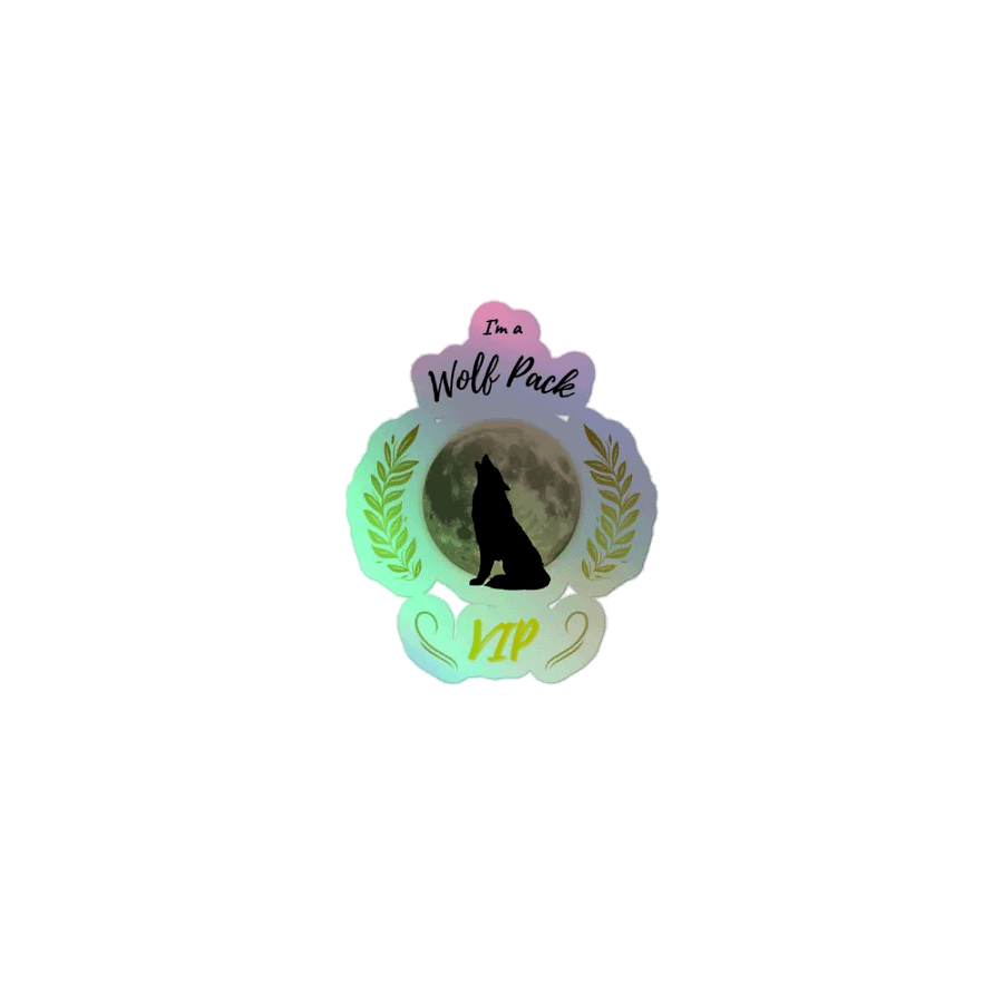 Wolf Pack VIP Holographic Sticker product image (1)