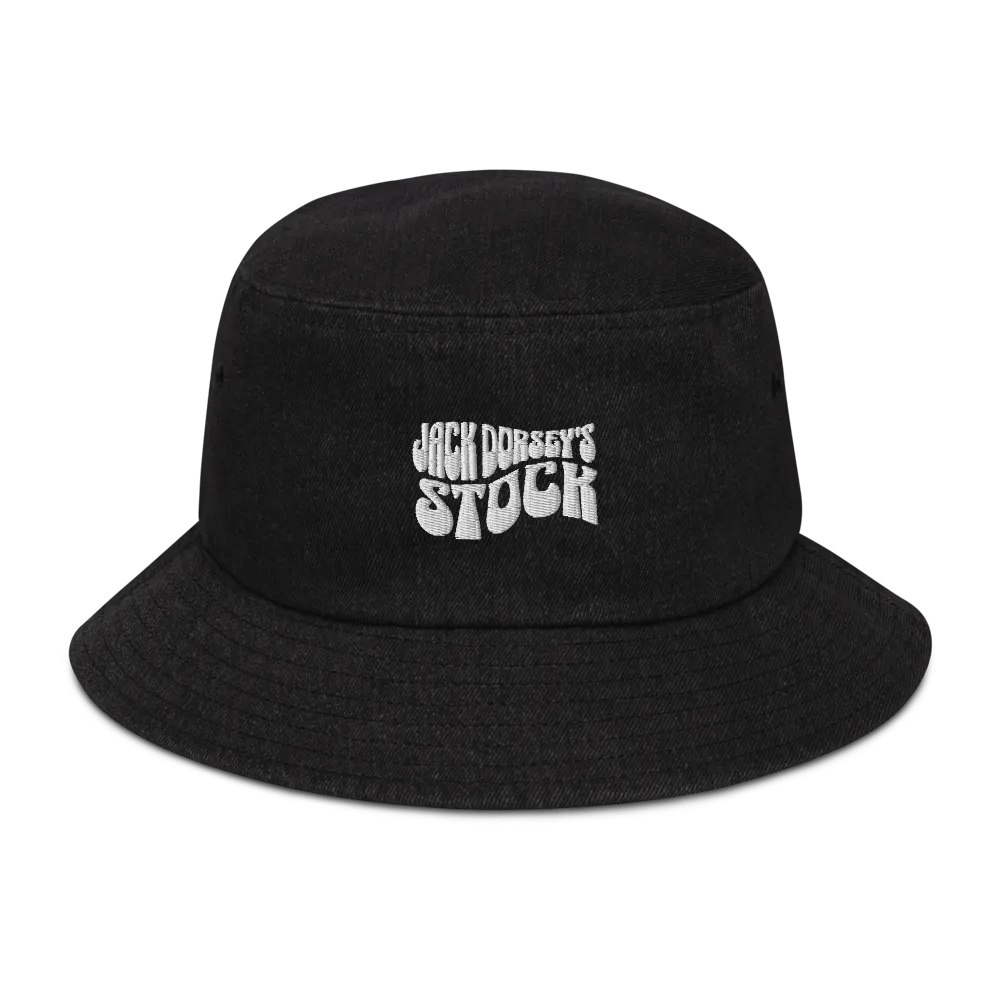Jack Dorsey's Stock ( White Denim Bucket Hat) product image (1)