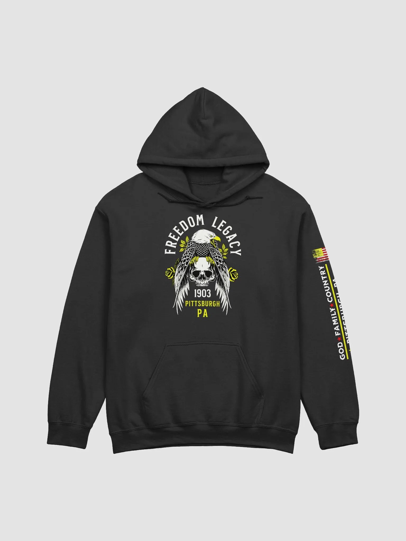 Eagle/Skull Hoodie *Yinzer product image (1)