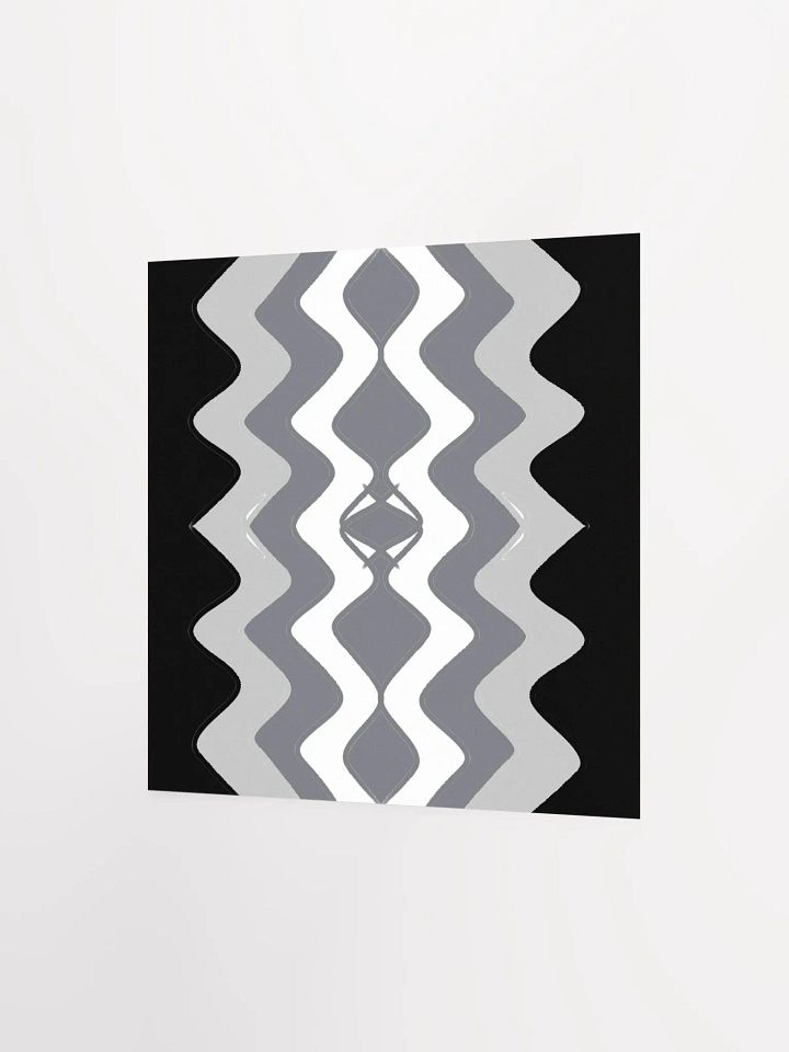Symmetric Waves Matte Poster product image (6)