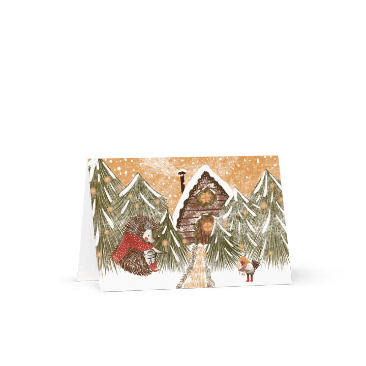 Cozy Winter Cabin in the Woods product image (1)