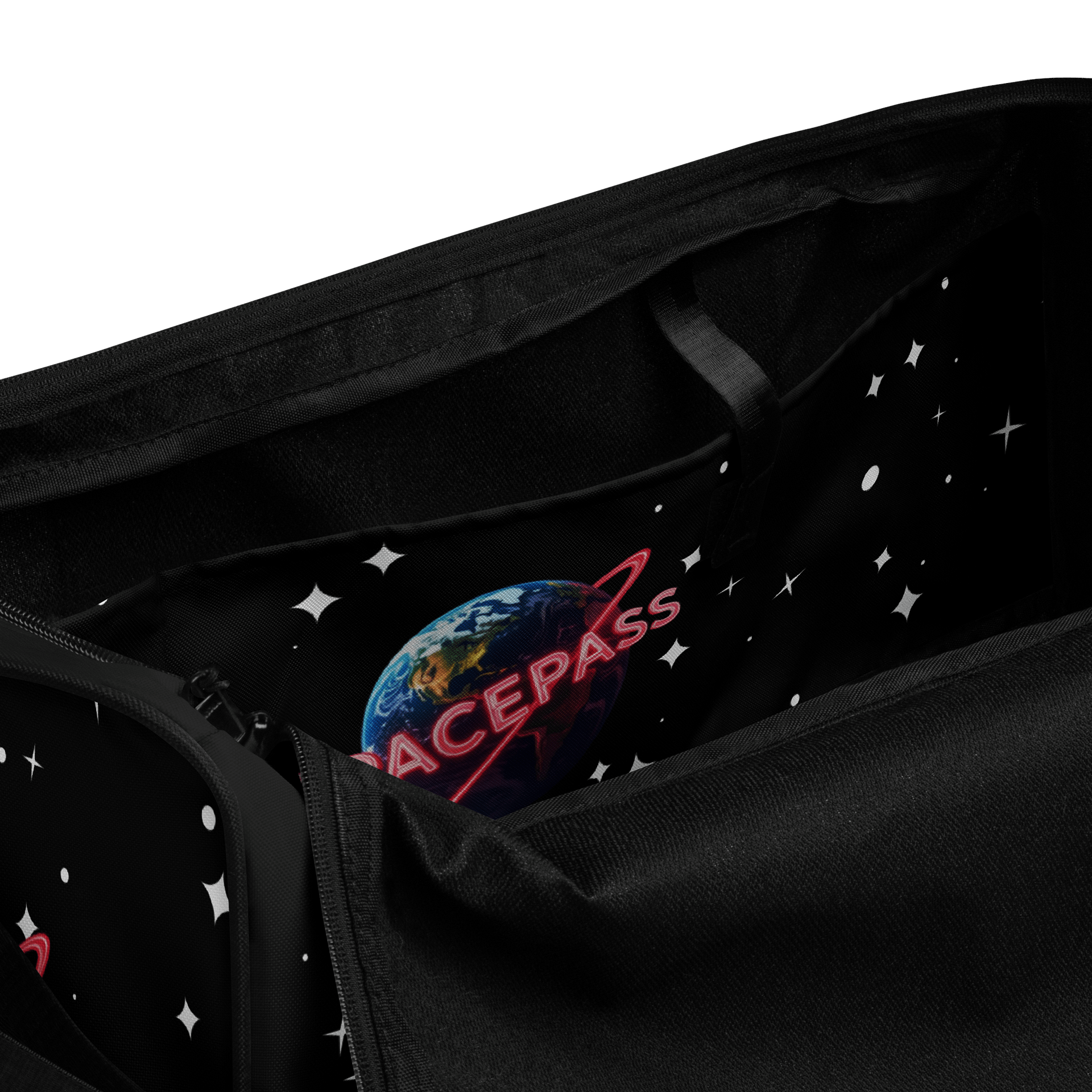Galactic Odyssey All-Over Duffle Bag product image (6)