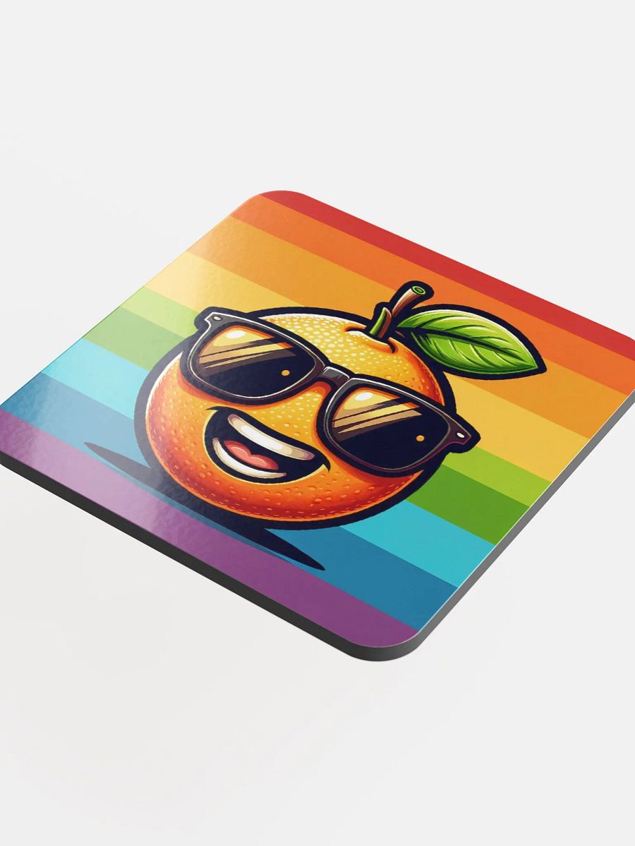 Tangerine Rainbow Coaster product image (4)
