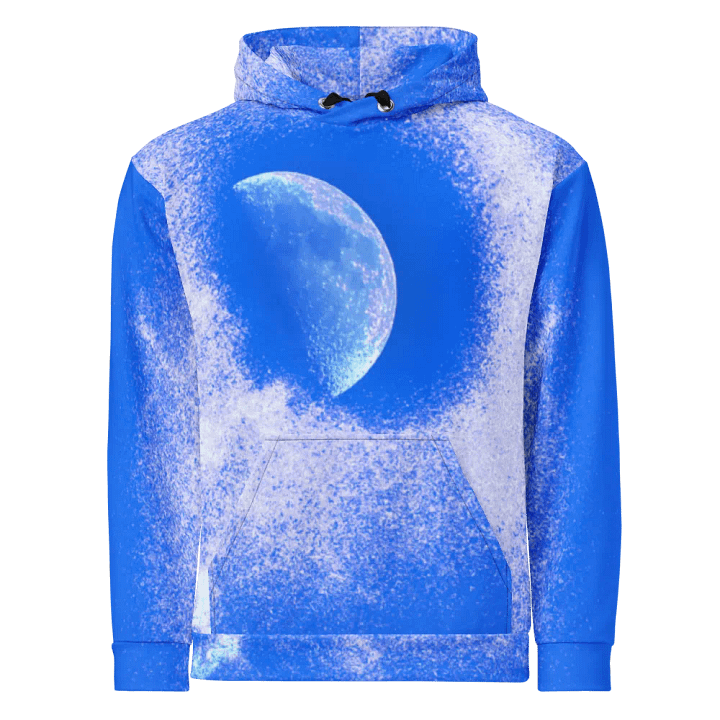 Original Disintegrating Moon Unisex Pull Over Hoodie product image (2)