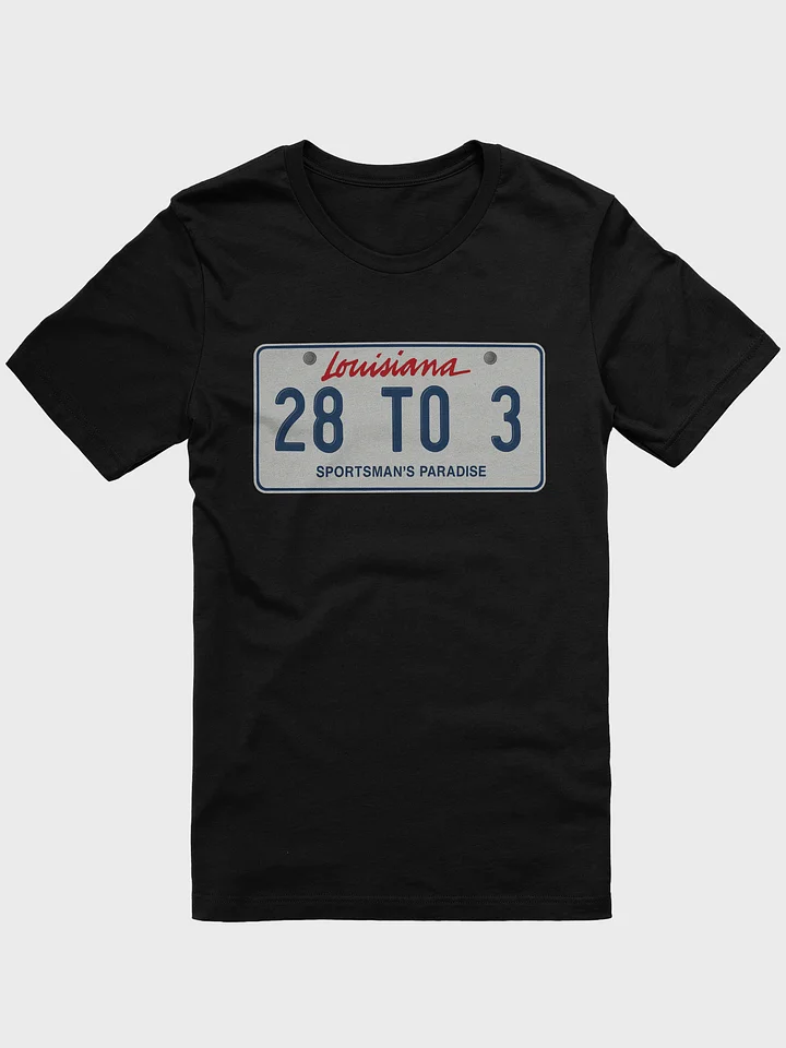The 28 to 3 Podcast "Louisiana License Plate" Unisex T-Shirt product image (1)