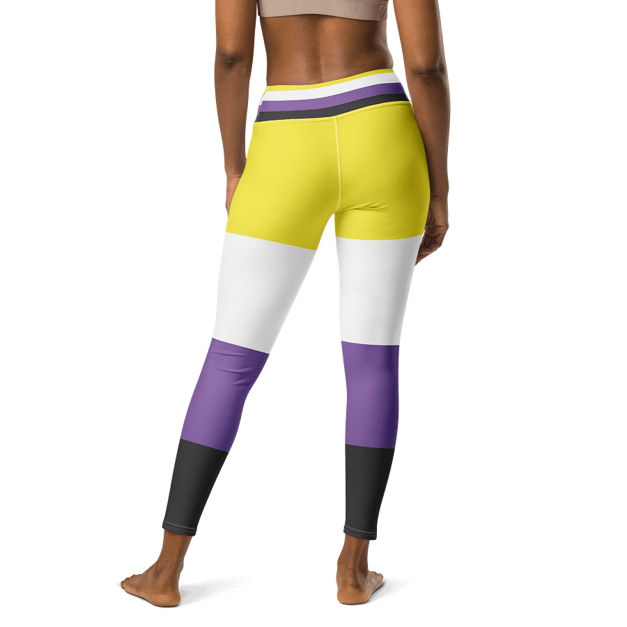 Non-binary Pride Flag Leggings product image (2)