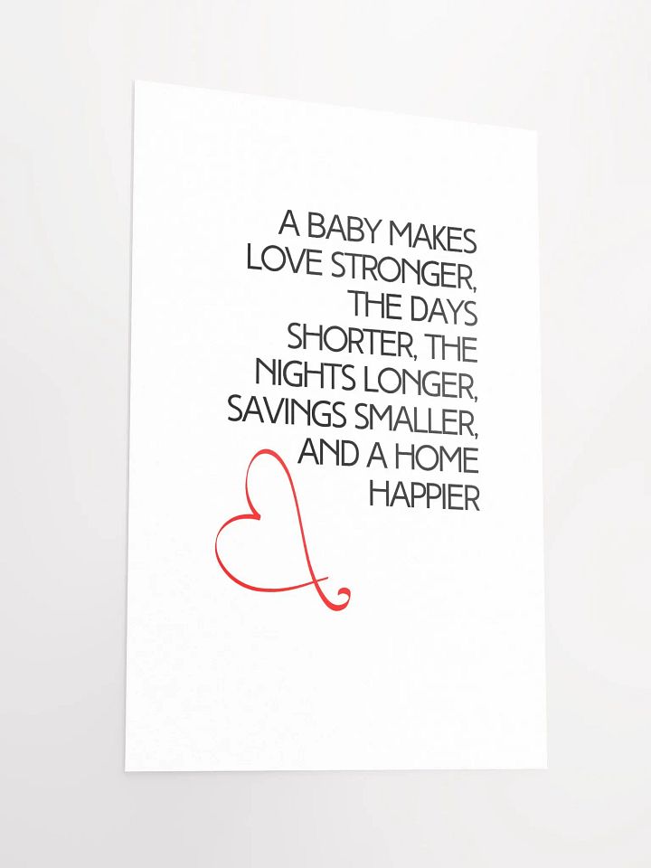 Nursery Wall Art Poster 