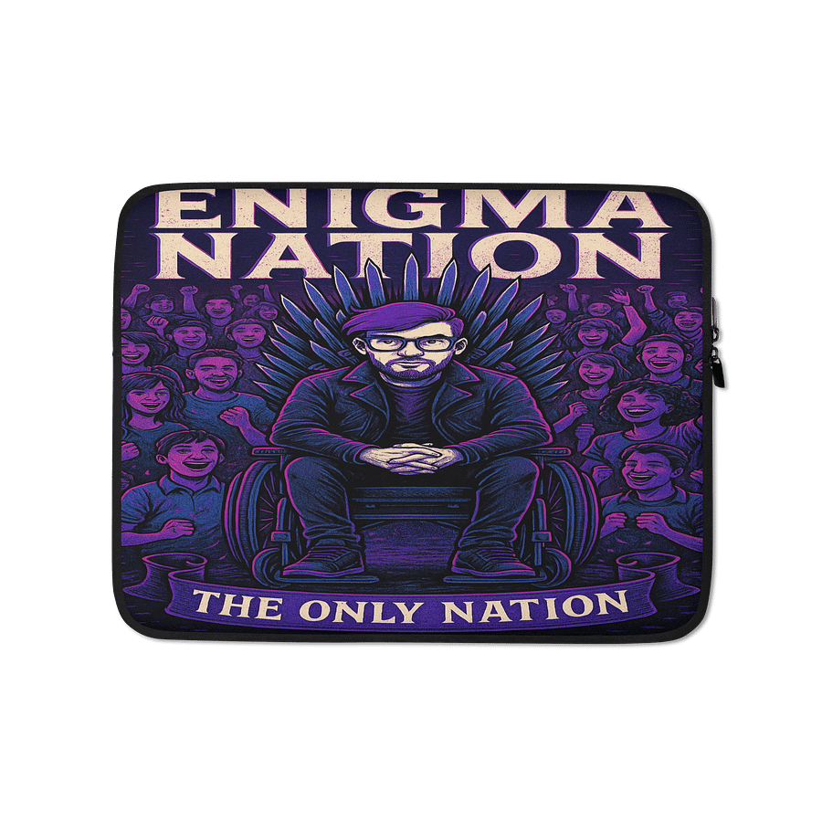 Enigma Nation Laptop Sleeve product image (1)