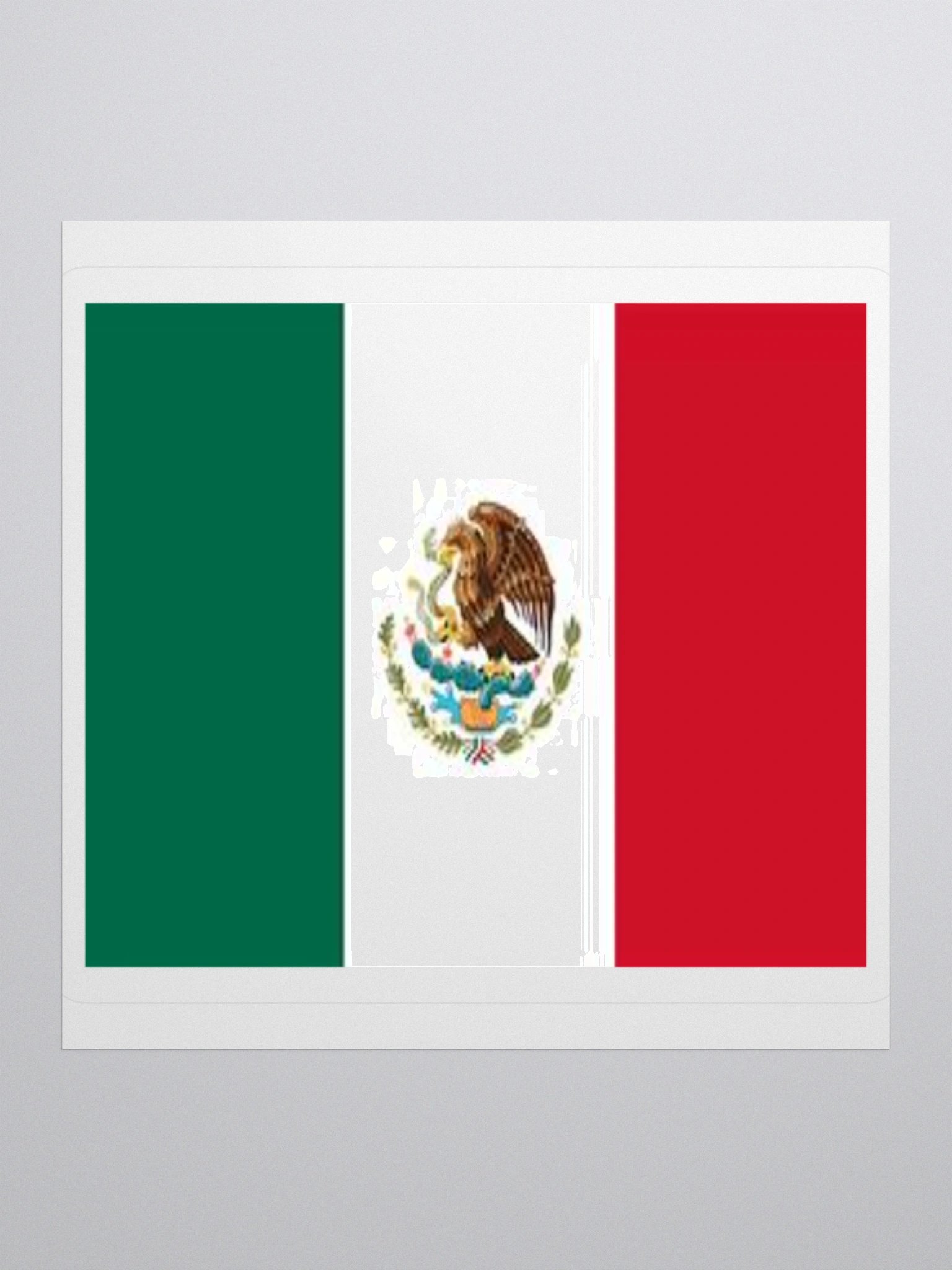 Mexico National Flag Sticker - Exclusive Vinyl Design, Multiple Sizes product image (1)