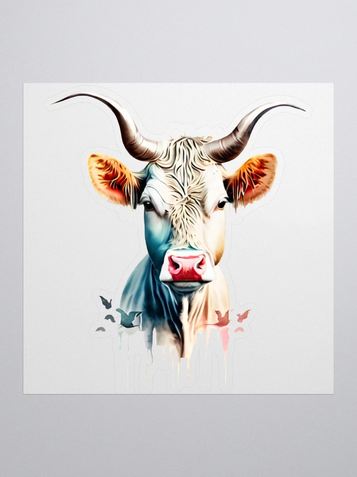 Beautiful Artistic Cow Cow, animal, farm, cute, pet, farming, cows, funny, farmer, cat, artistic, retro, vintage, product image (3)