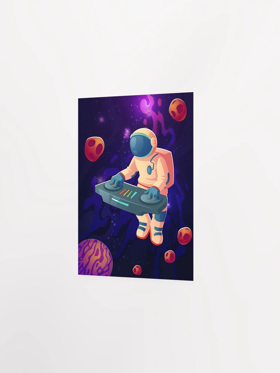 Astronaut DJ — space poster, synthwave space, neon space, aesthetic poster product image (7)