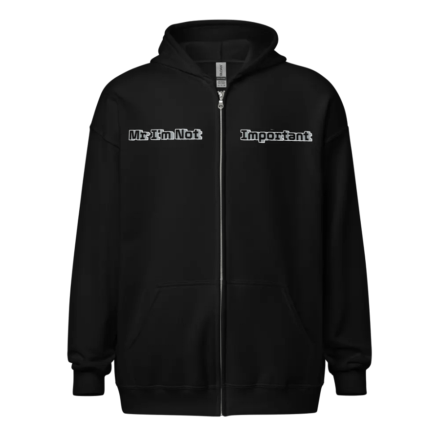 Unisex Heavy Blend Zip Hoodie - Mr I'm Not Important product image (1)