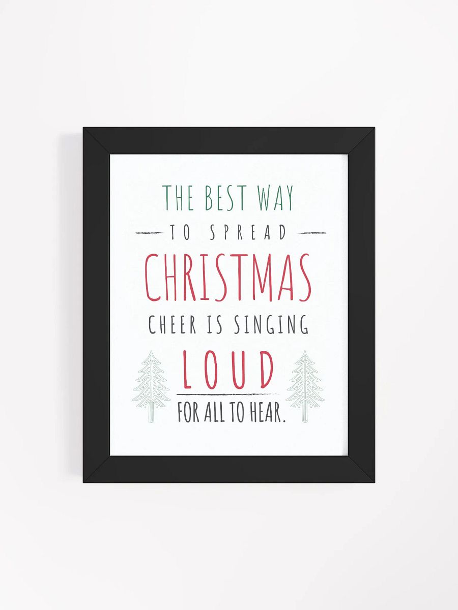 Christmas Cheer Framed Print product image (45)