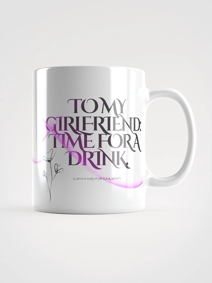 Girlfriend Time for a Drink Floral Coffee Mug product image (3)