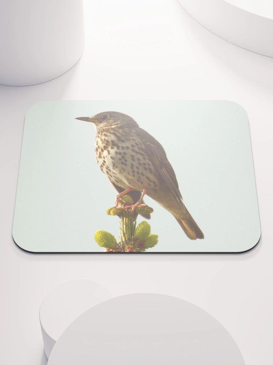 Classic Mouse Pad - The song thrush product image (1)