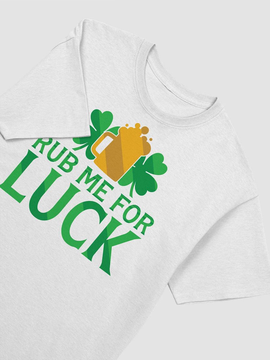 Rub Me For Luck Tee: Double the Clovers, Double the Fun! product image (3)