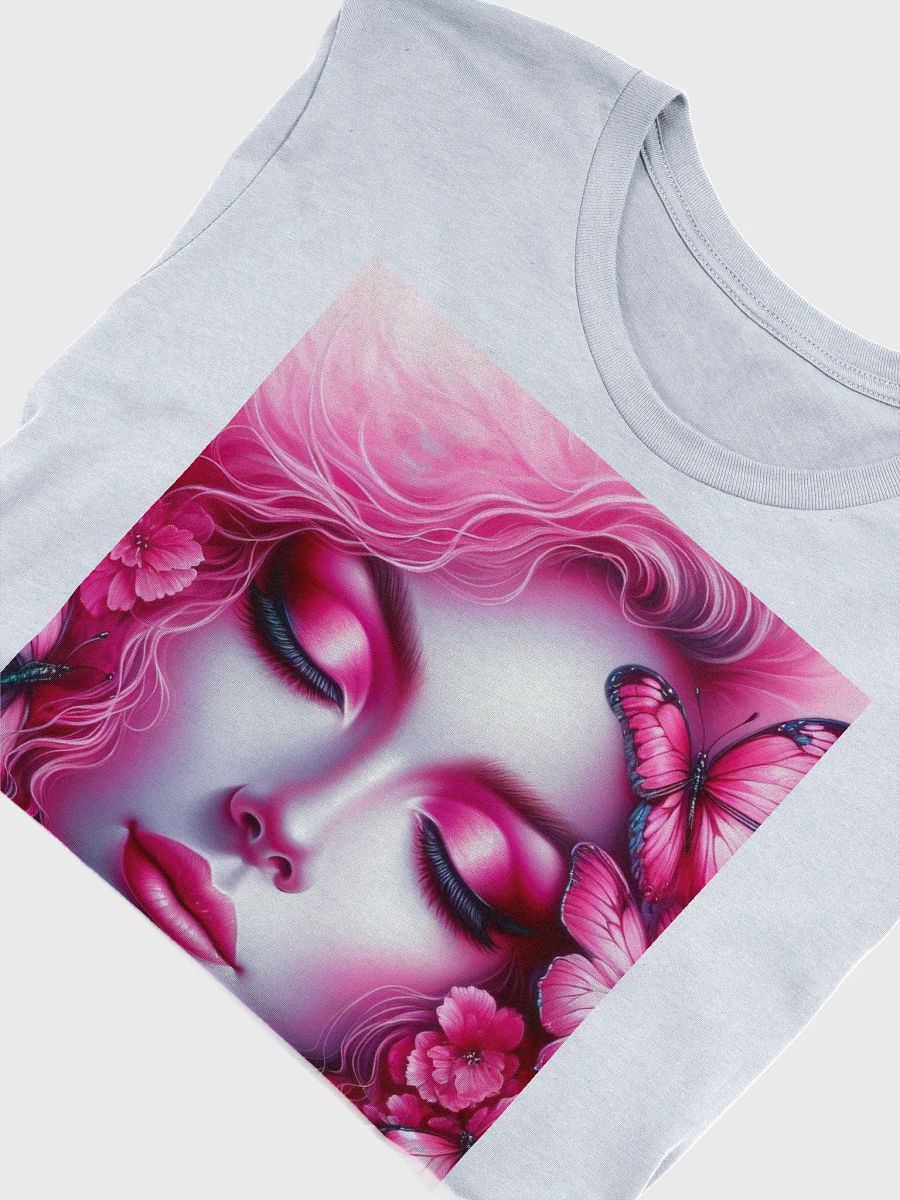 Pink Woman and Butterflies T-shirt product image (5)