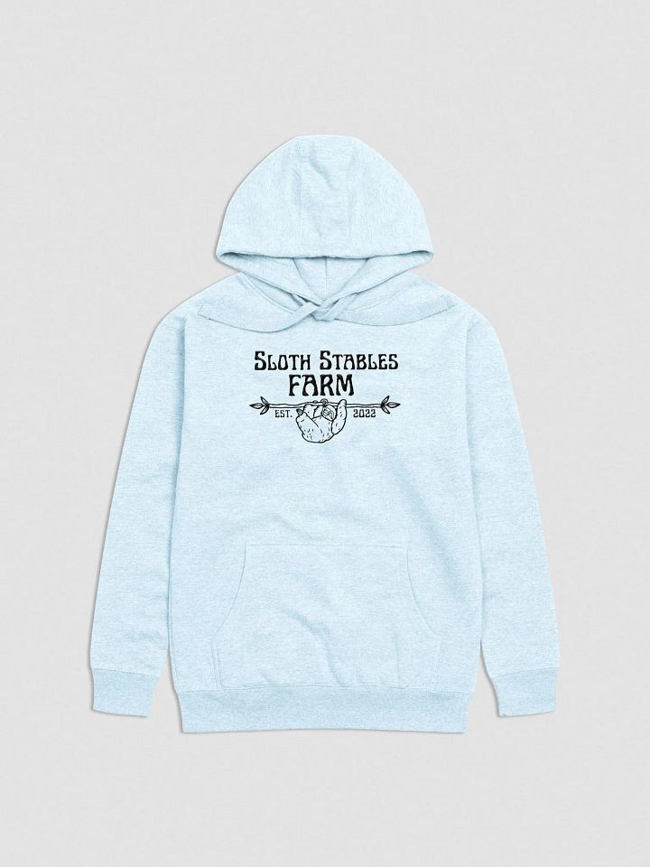 Sloth Stables Farm Hoodie - Black Embroidery product image (2)
