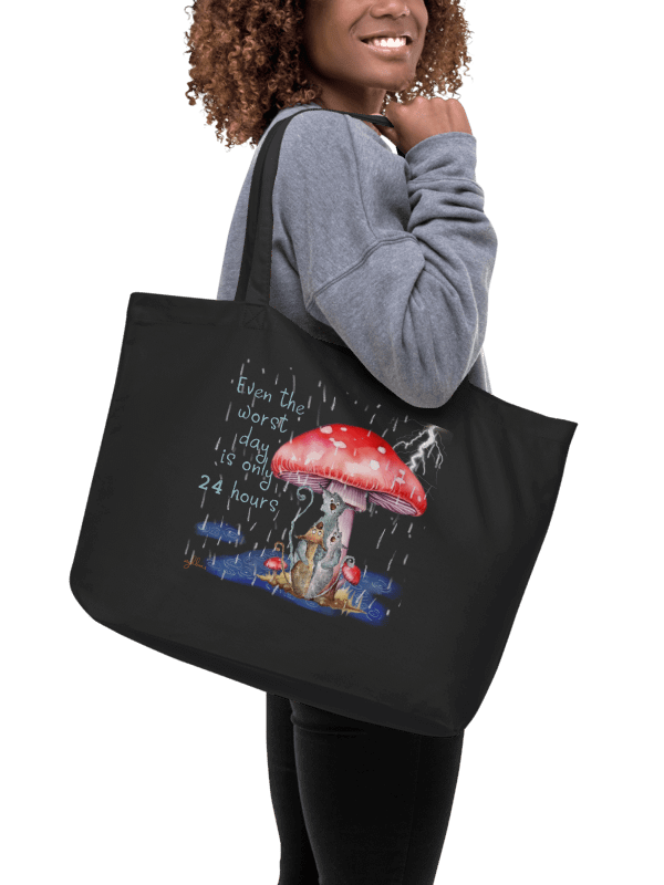 Passing Clouds: Weathering the Storm Eco Tote (Large) product image (7)