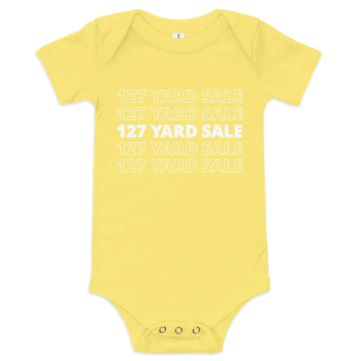 127 Yard Sale (2024) - Bella+Canvas Baby Short Sleeve One Piece product image (1)