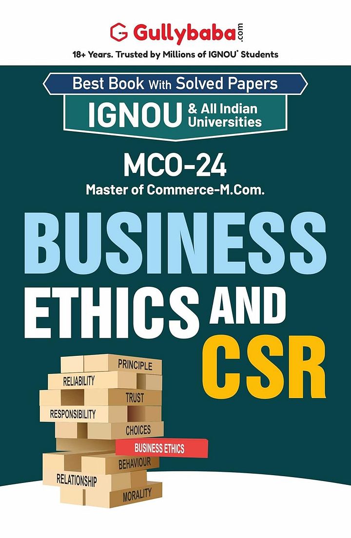 IGNOU MCO-24 Business Ethics and CSR product image (1)