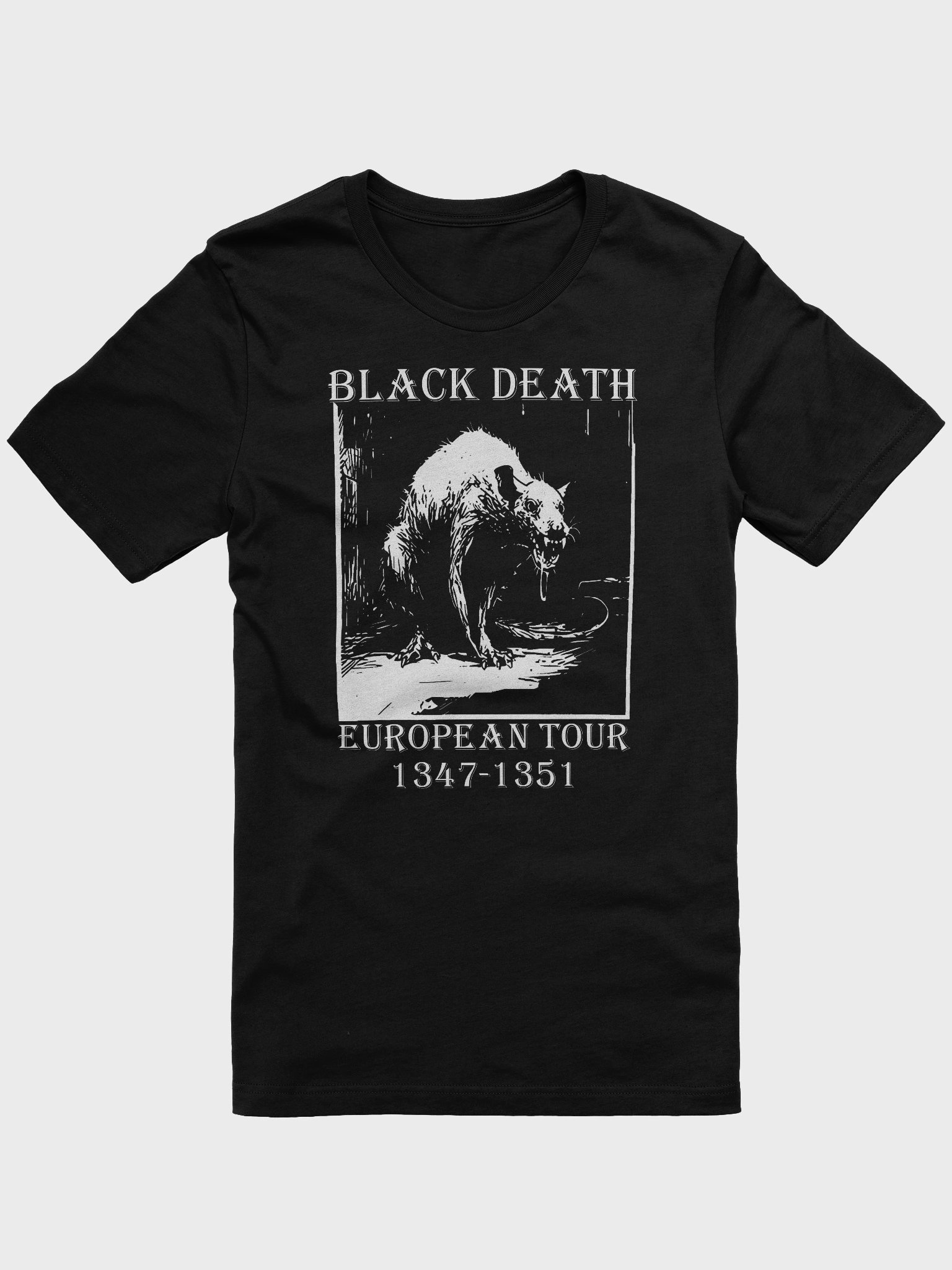 Black Death European Tour 1347-1351 T-Shirt product image (1)