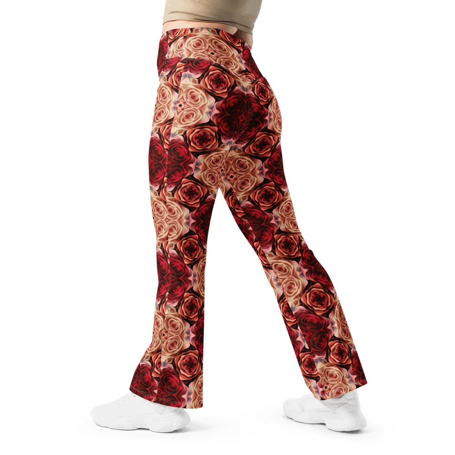 Rose Bouquet Flare Leggings product image (4)
