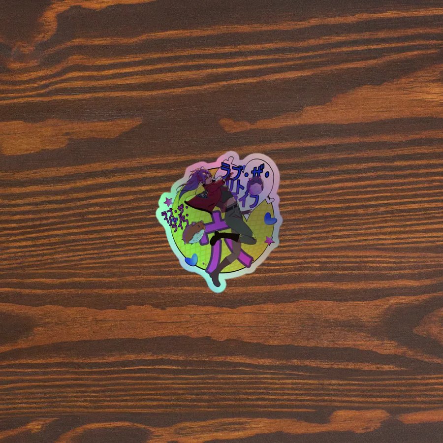 Power of Hamsters Holographic Sticker product image (5)