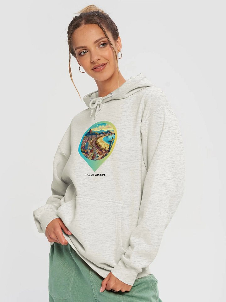 Cityscape Pin Hoodie | I Design Rio de Janeiro product image (1)