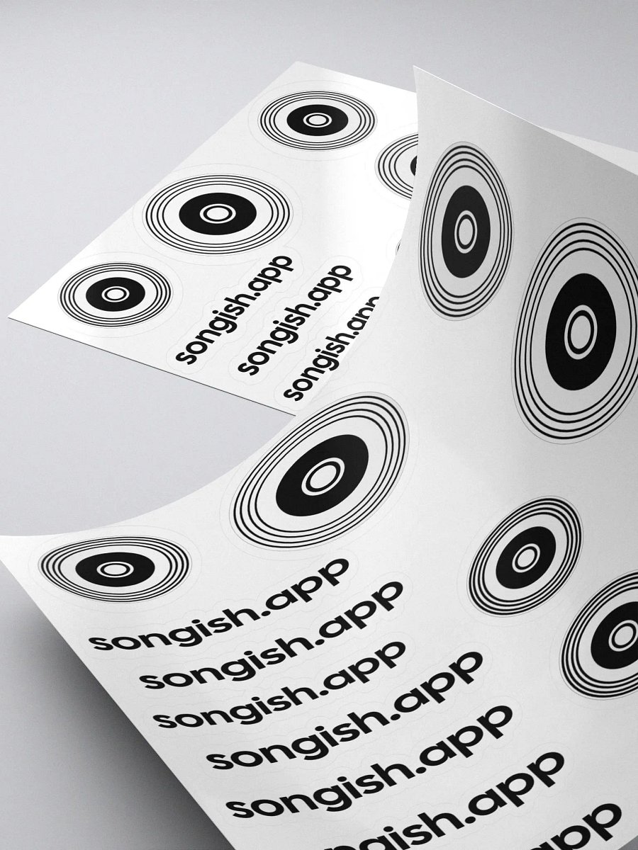 THE SONGISH STICKER SHEET v1 product image (6)