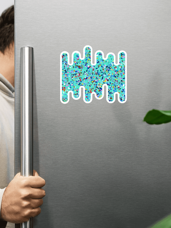 Colorful Confetti On Blue product image (1)