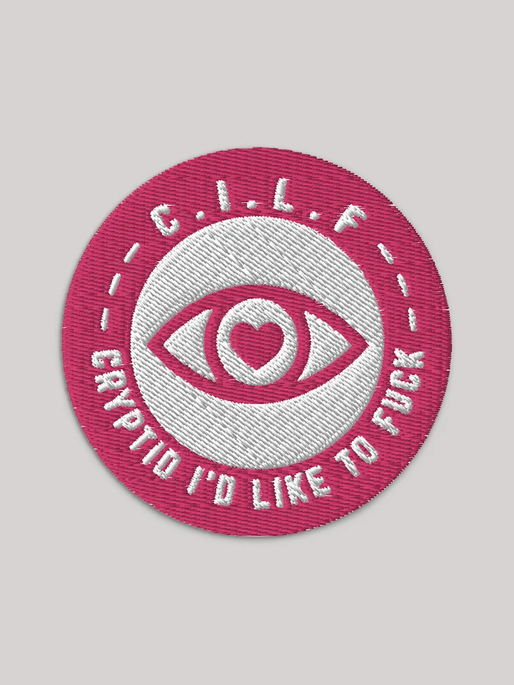CILF (NSFW Version) Hot Pink - Embroidered Patch product image (1)