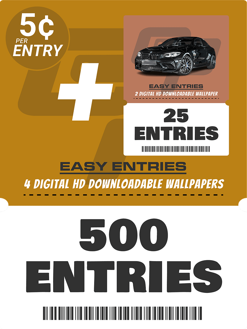 Easy Entry Gold (525 Entries)