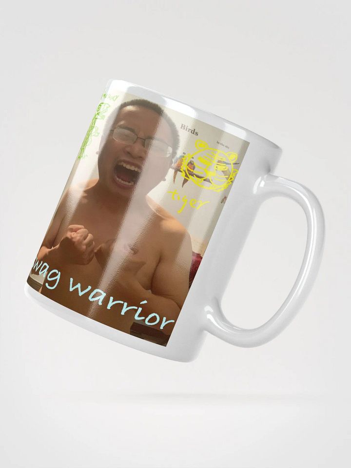 White Glossy Mug: swag warrior 2.0 product image (5)