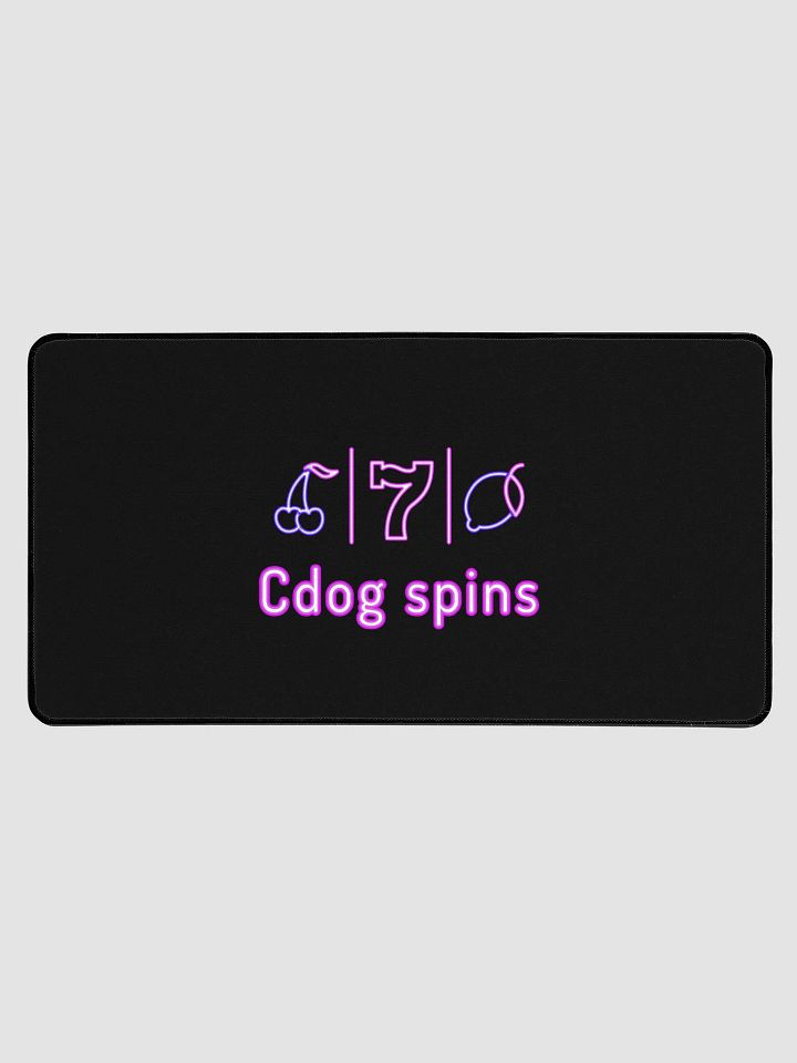 Cdog Spins Desk Mat product image (1)